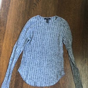 Forever 21 gray shirt Long sleeve